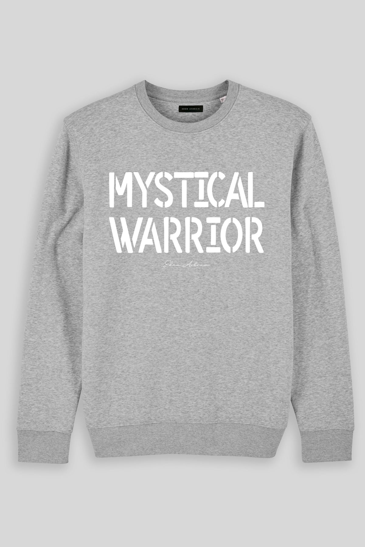 Eden Ashram Mystical Warrior Iconic Sweatshirt Heather Grey