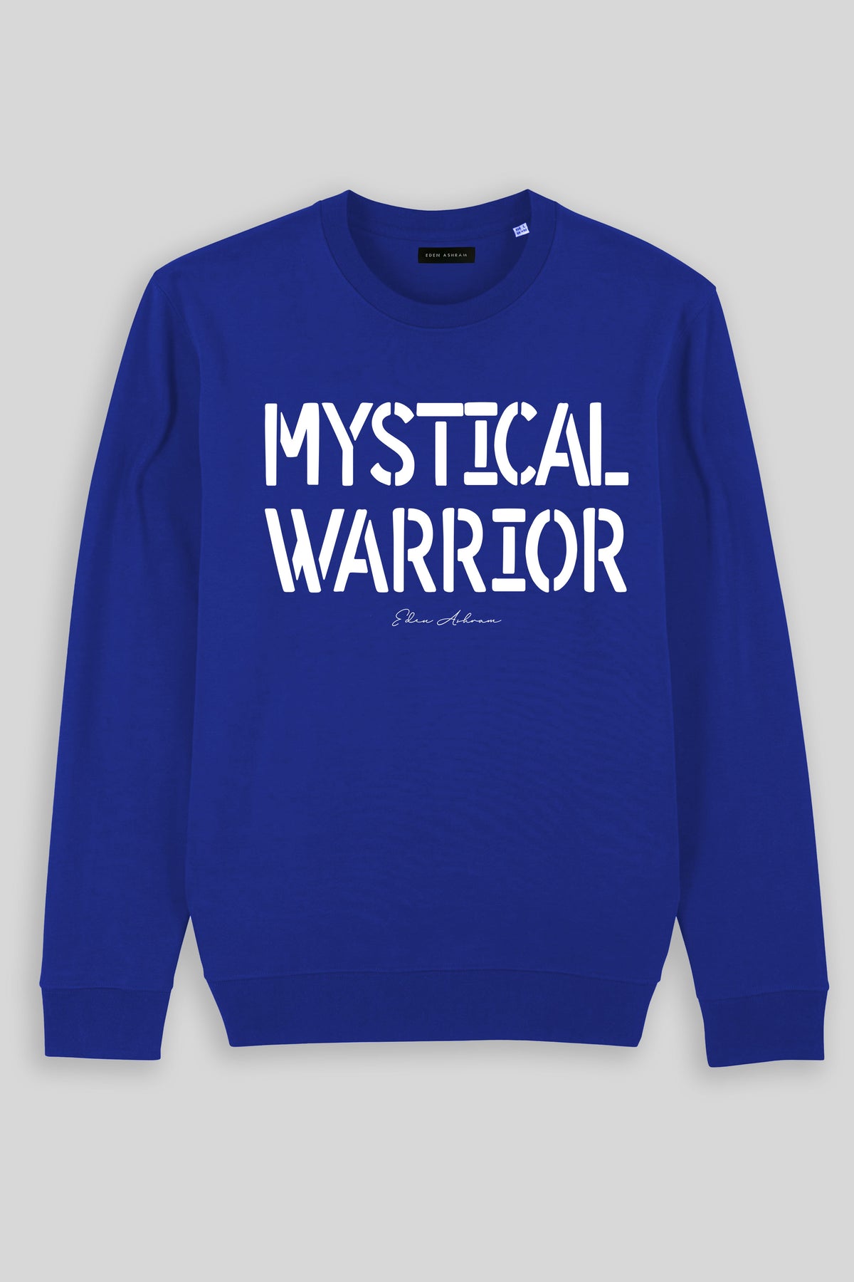 Eden Ashram Mystical Warrior Iconic Sweatshirt Worker Blue
