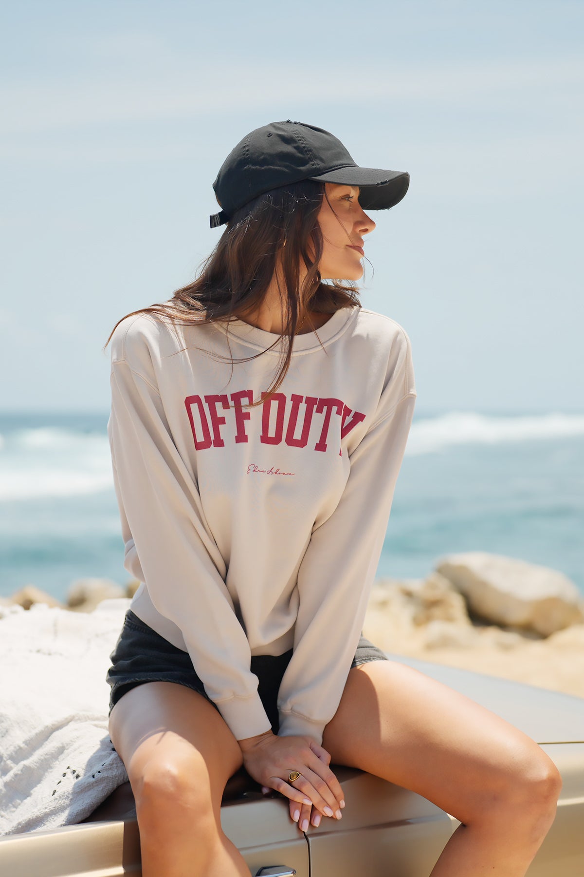 Eden Ashram Off Duty Premium Faded Sweatshirt