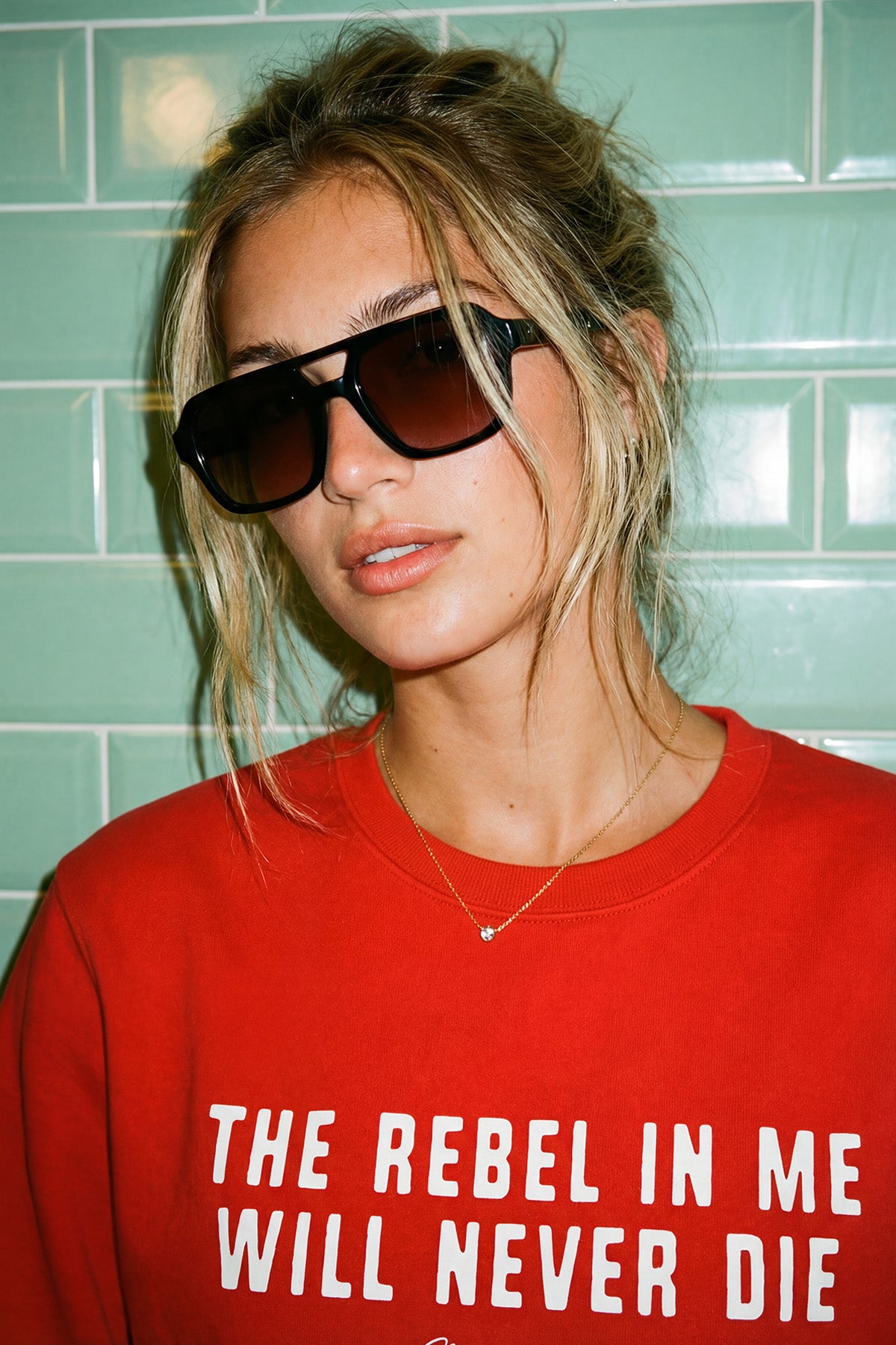 Eden Ashram The Rebel In Me Will Never Die Iconic Sweatshirt