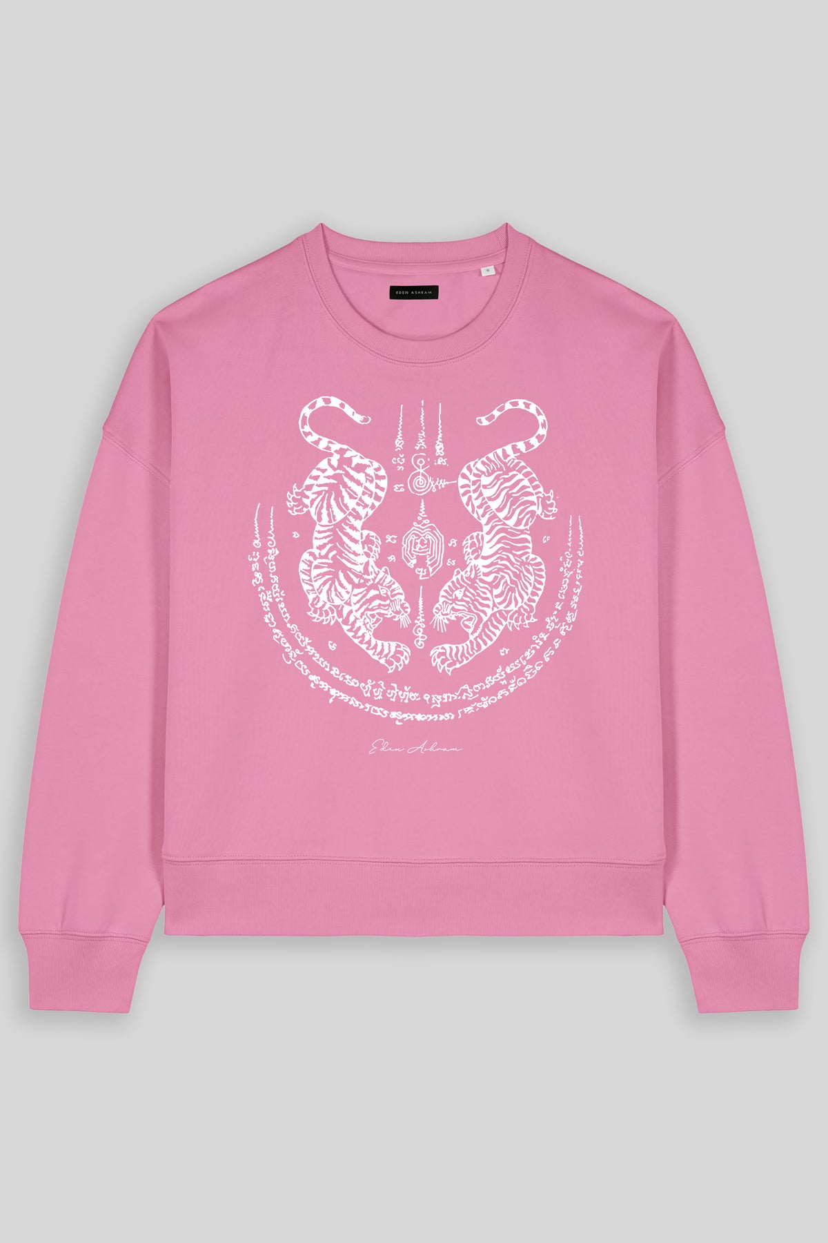 Sak Yant Suea Koo (Twin Tigers) Women's Premium Organic Sweatshirt
