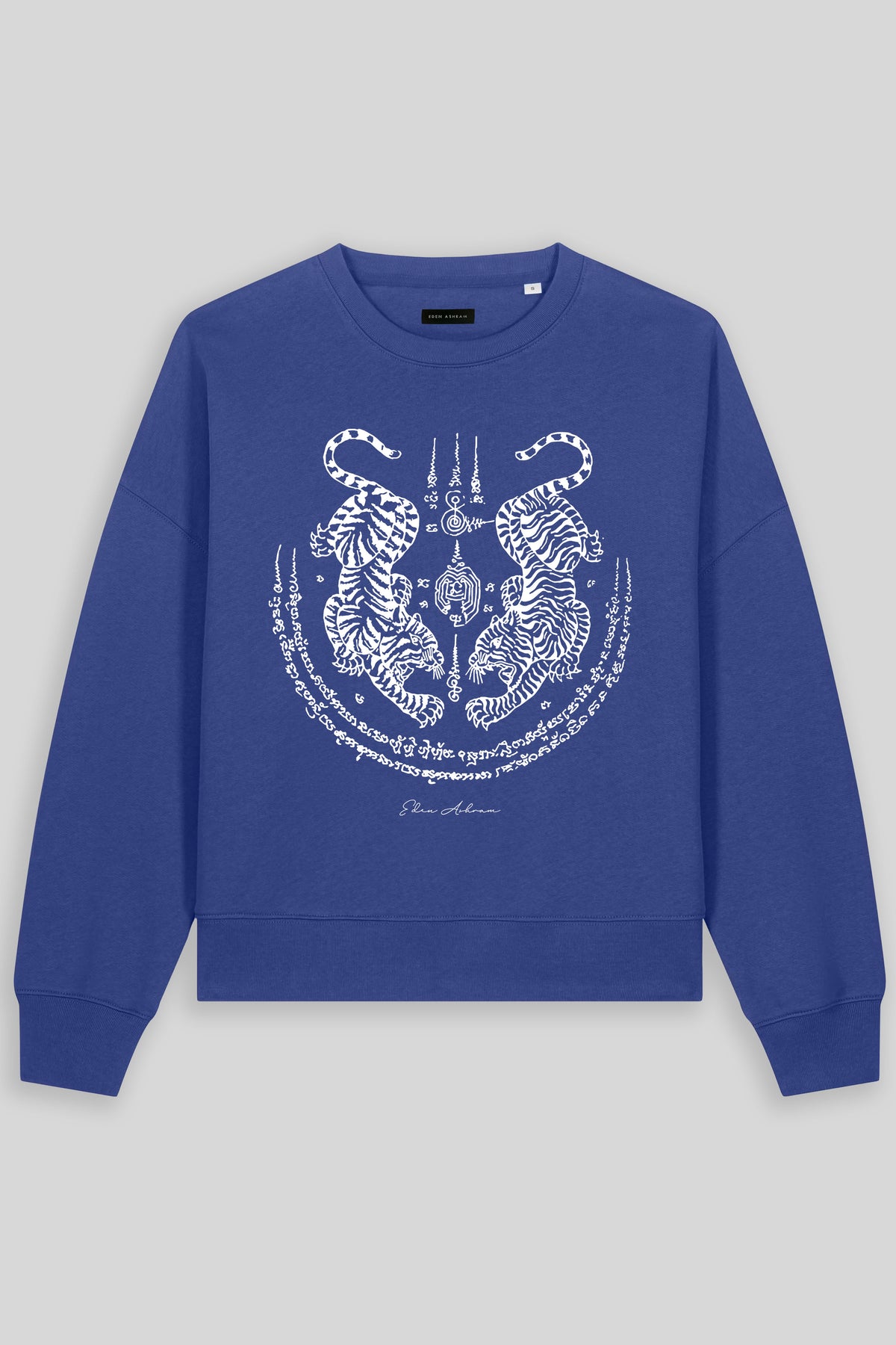 Sak Yant Suea Koo (Twin Tigers) Women's Premium Organic Sweatshirt