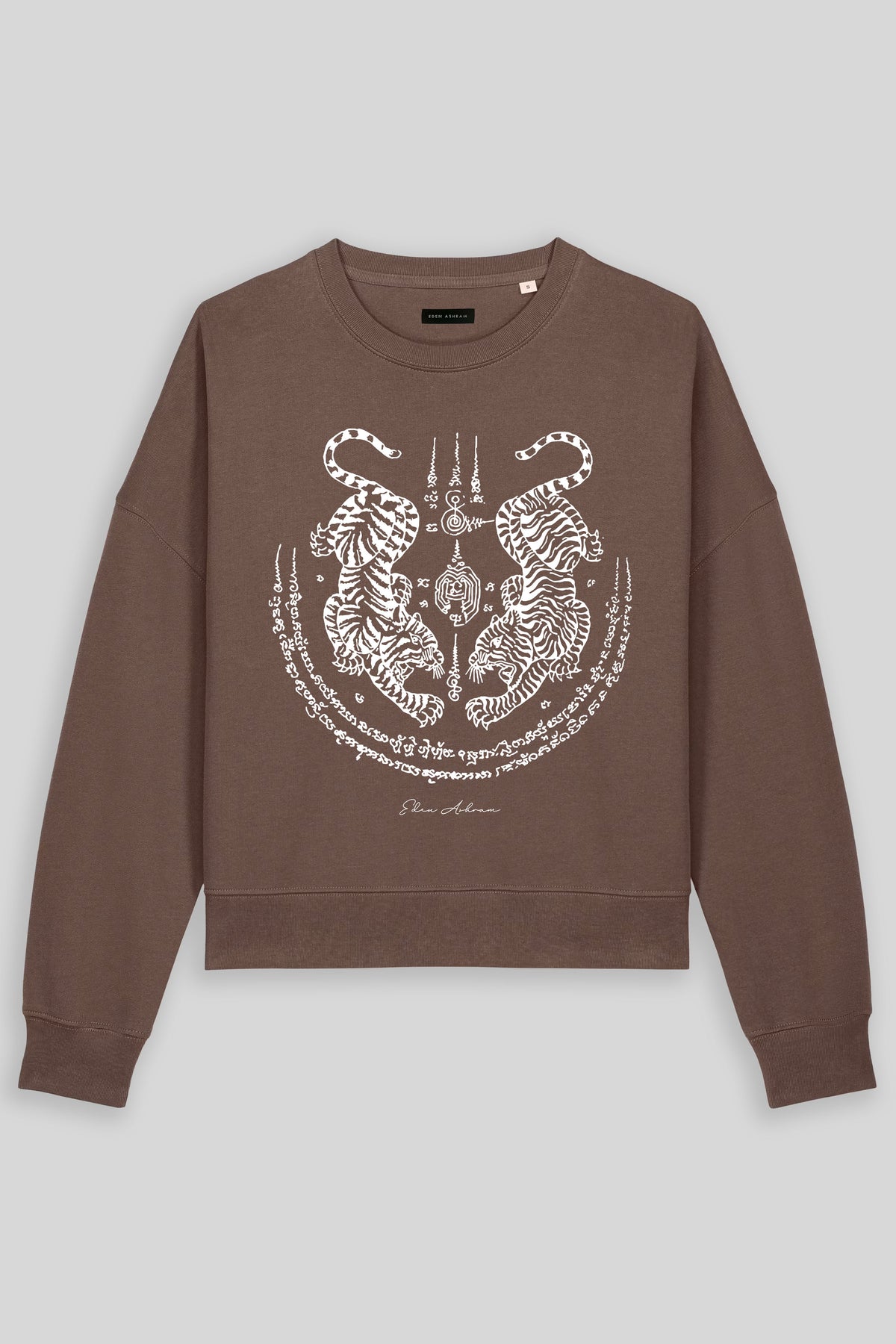 Sak Yant Suea Koo (Twin Tigers) Women's Premium Organic Sweatshirt