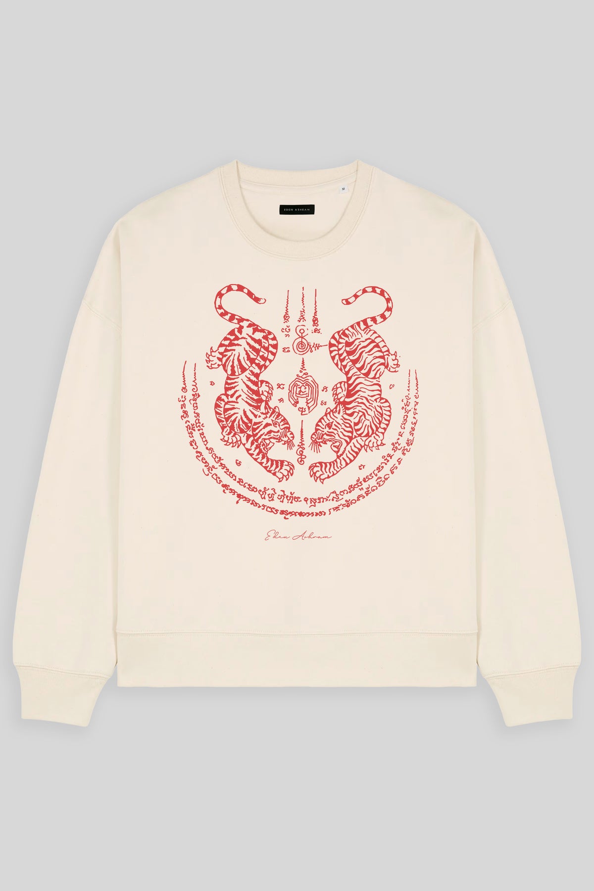 Sak Yant Suea Koo (Twin Tigers) Women's Premium Organic Sweatshirt