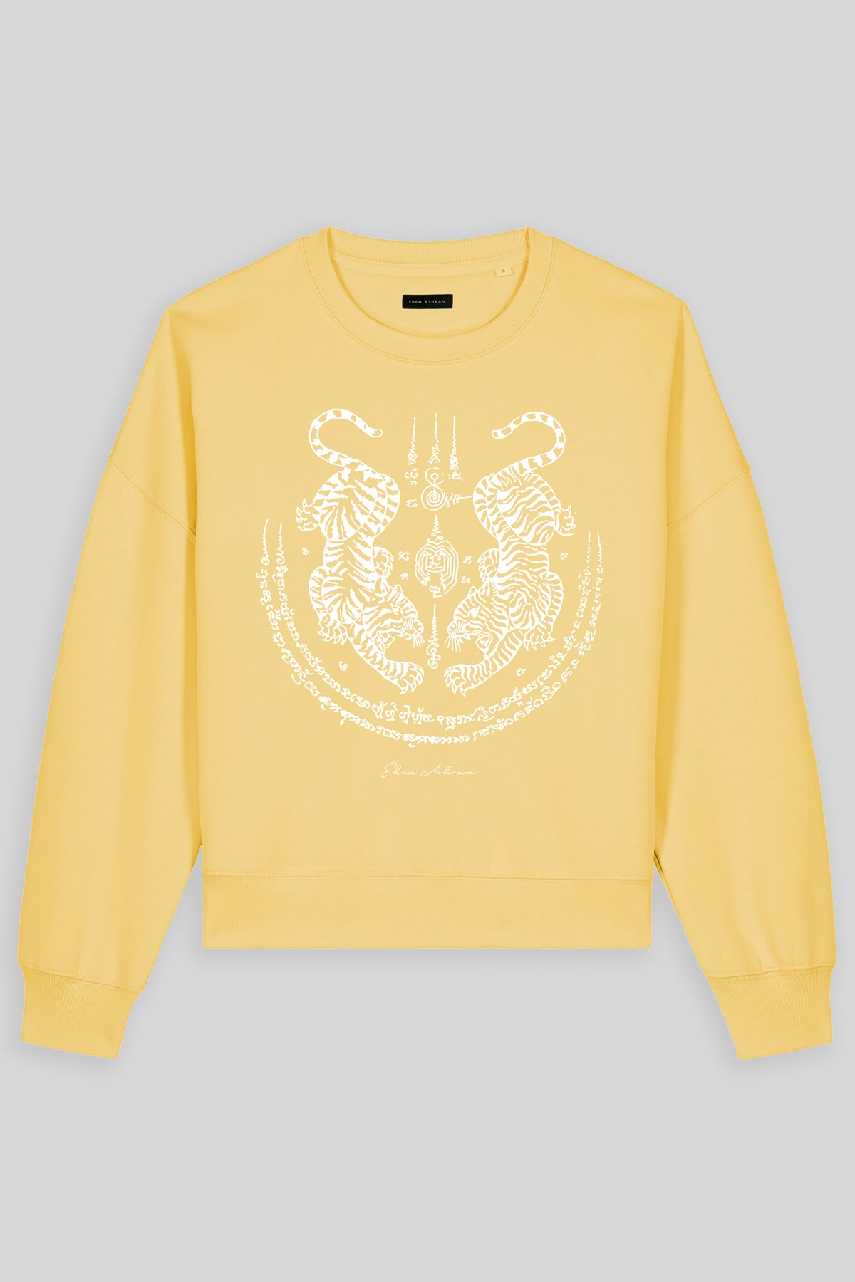 Sak Yant Suea Koo (Twin Tigers) Women's Premium Organic Sweatshirt