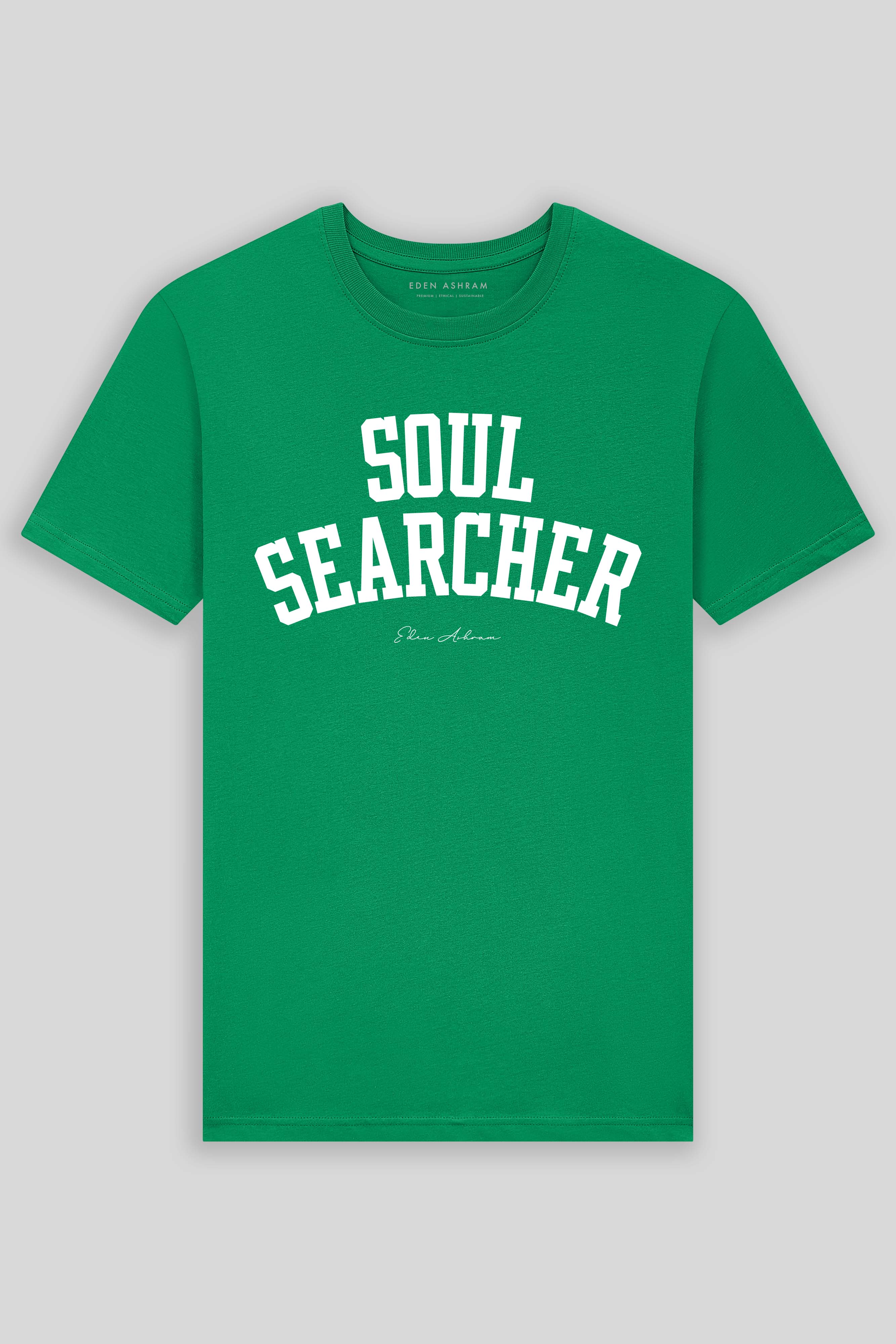 Eden Ashram Soul Searcher Premium Classic T-Shirt Kelly Green