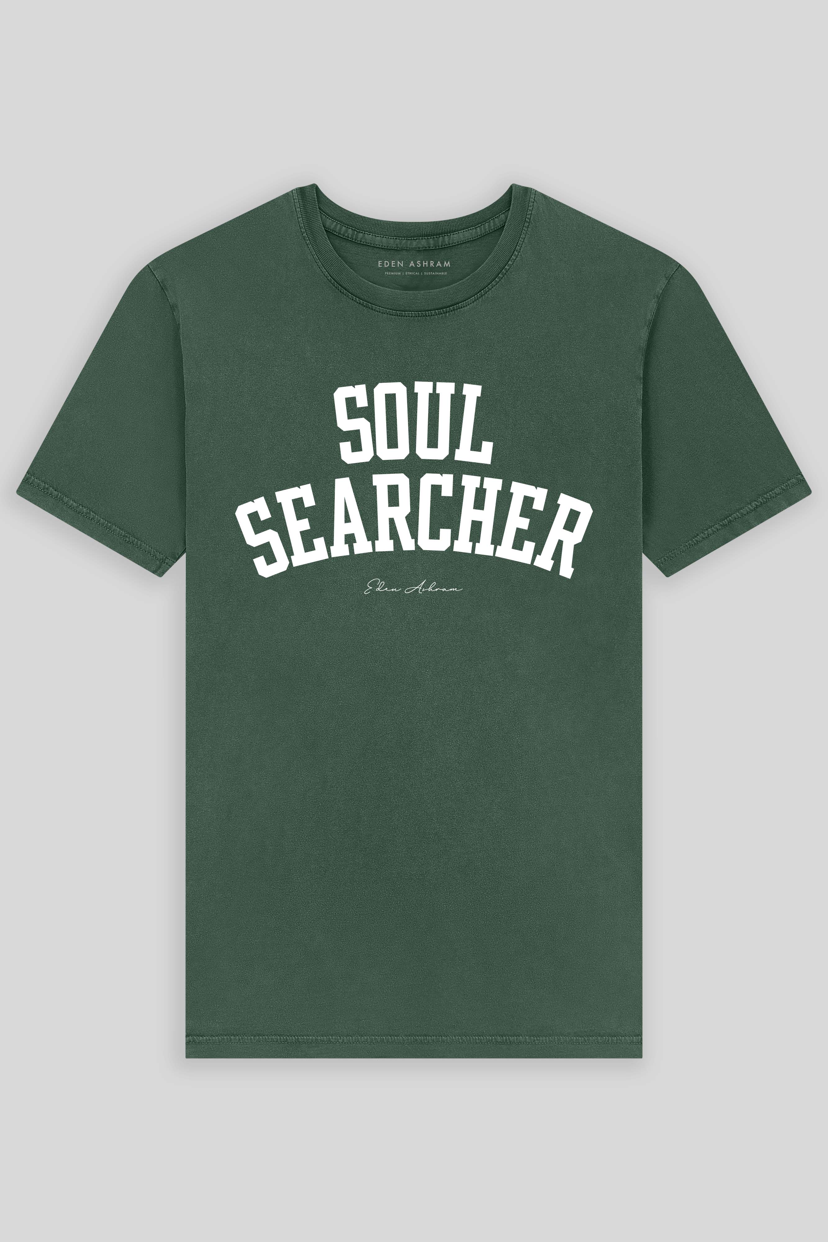 Eden Ashram Soul Searcher Premium Classic T-Shirt Stonewash Green