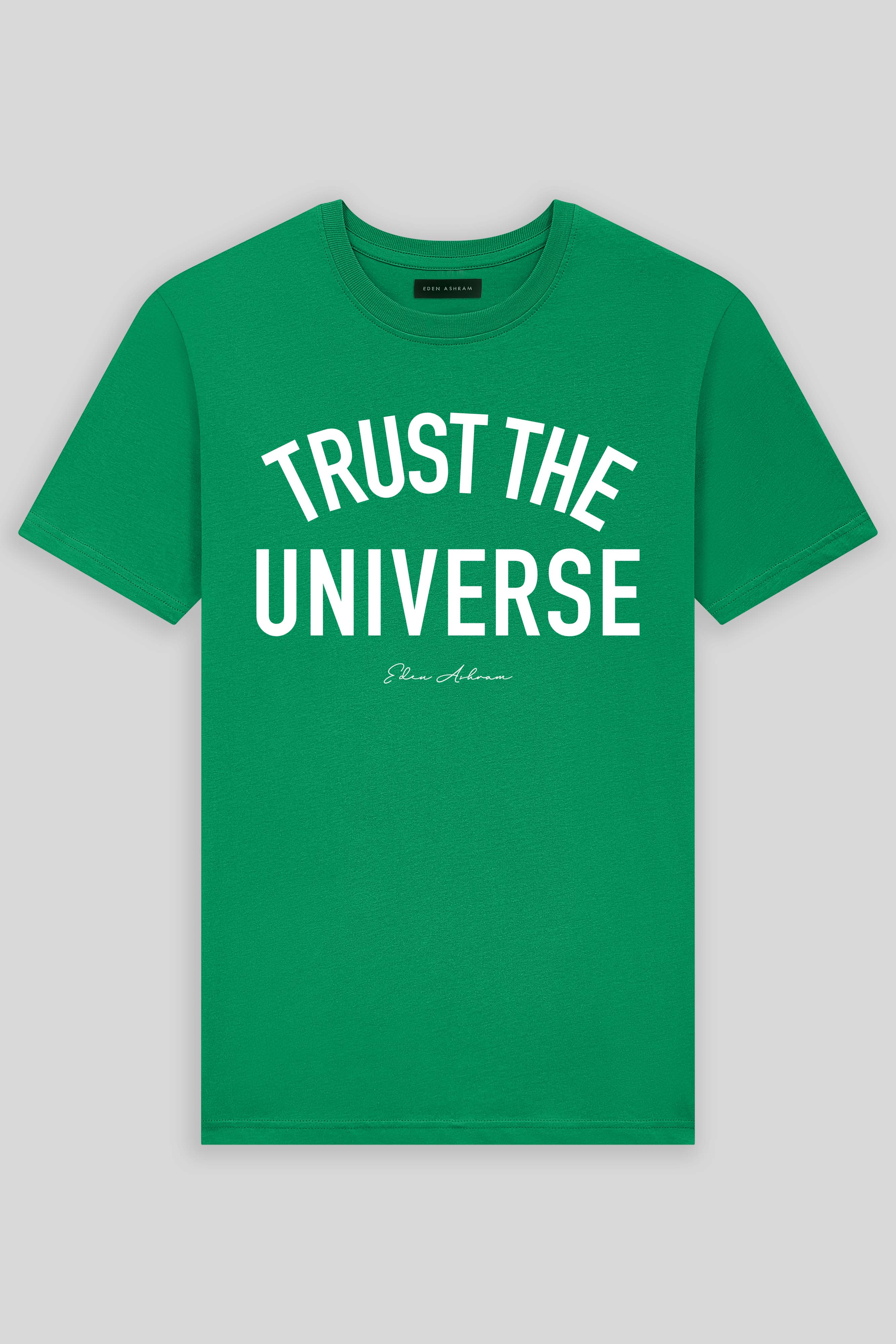 Eden Ashram Trust The Universe Premium Classic T-Shirt Kelly Green