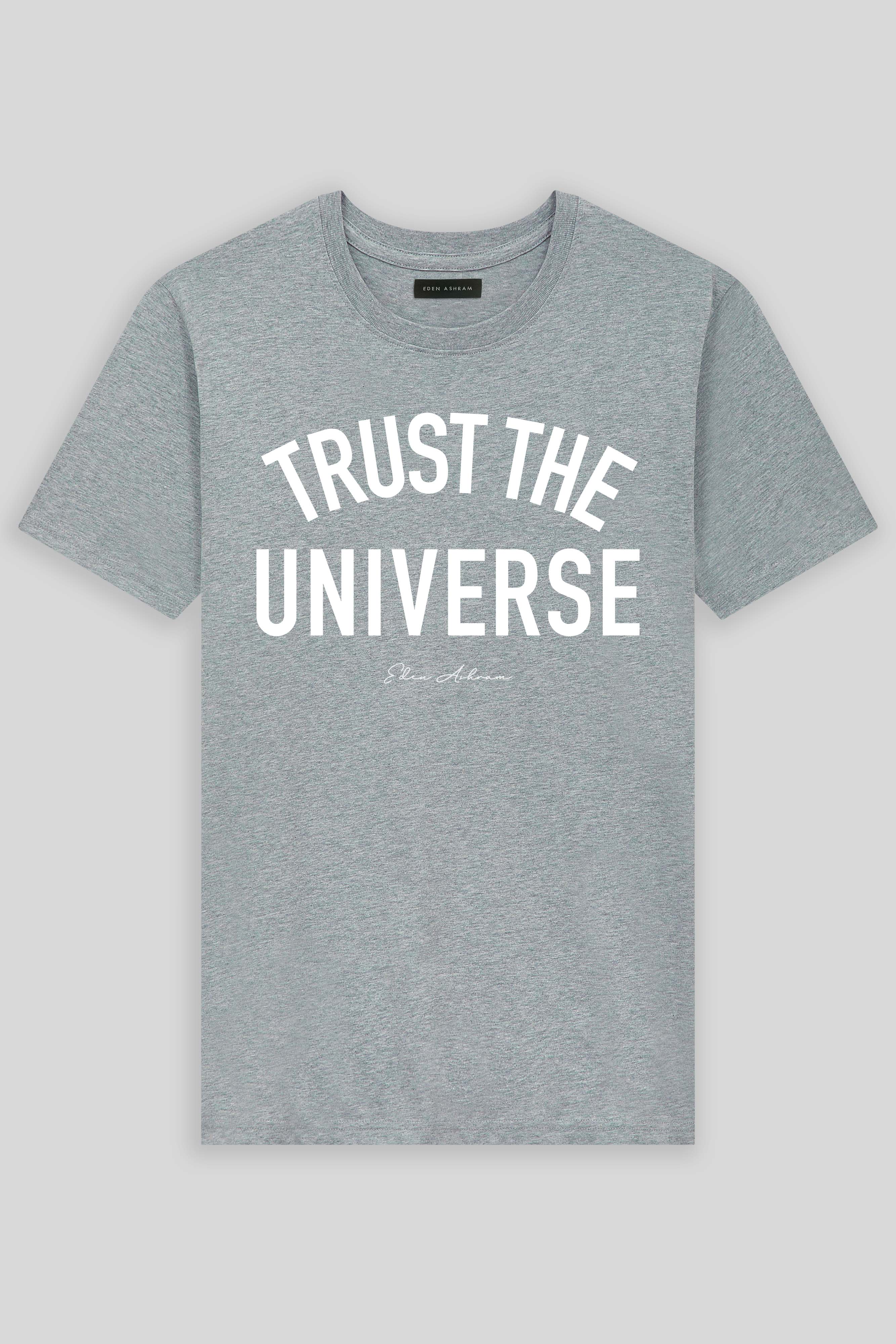 Eden Ashram Trust The Universe Premium Classic T-Shirt Heather Grey