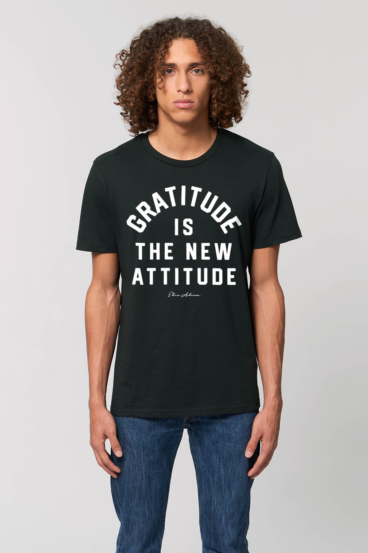 EDEN ASHRAM Gratitude is the new attitude - Premium Classic T-Shirt